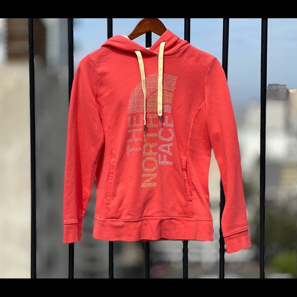 The North Face Tops - The North Face Trivert Half Dome Orange Pullover H